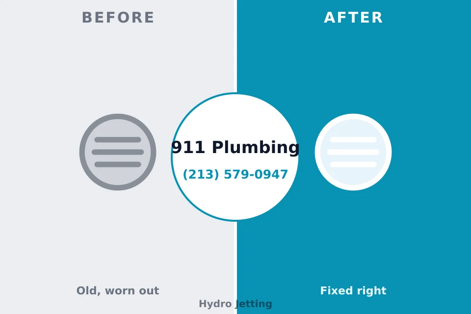 Before and after: plumbing company Holly, MI